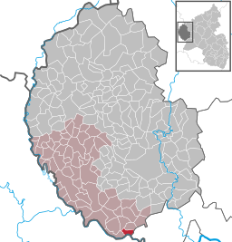 Läget för Minden i Eifelkreis Bitburg-Prüm