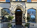 The hotel's entrance