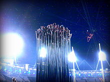 The 2012 Summer Olympics and Paralympics cauldron, winner of the South Bank Sky Arts Award for Visual Art, March 2013 Olympic Cauldron.jpg