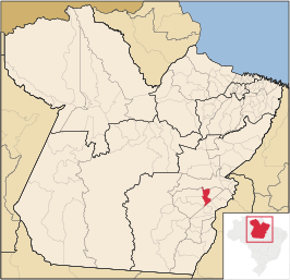 Kaart van Curionópolis