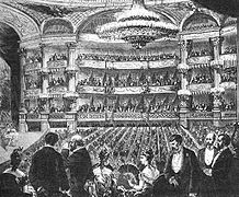 La Gran Sala de l'opéra Le Peletier (1854)