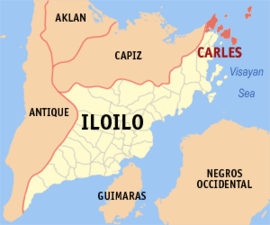 Carles na Iloilo Coordenadas : 11°34'N, 123°8'E