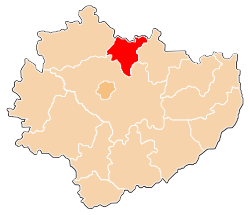 Location within the voivodeship