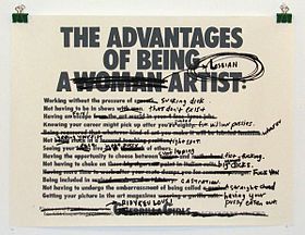 Ridykeulous, The Advantages of Being a Woman Lesbian Artist, 2007.