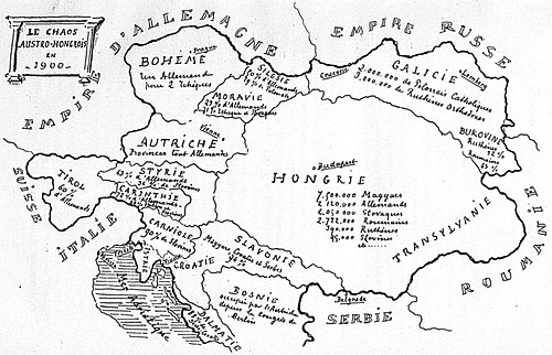Le chaos Austro-hongrois en 1900