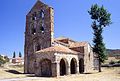 Zatrep z zvonovi cerkve San Salvador v San Salvador de Cantamuda, provinca Palencia, Španija