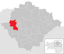 Poloha obce Sankt Ilgen v okrese Bruck-Mürzzuschlag (klikacia mapa)