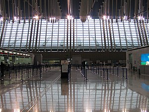 A view of Terminal 1, Shanghai Pudong Internat...