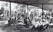 Недавно купленные рабы по пути на фермы своих хозяев, Бразилия, 1830 г.