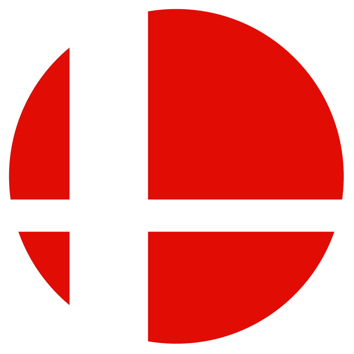 Logotyp för SUPER SMASH BROS