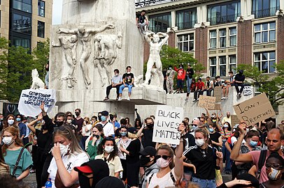 Protest in Amsterdam