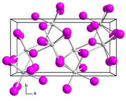 Kristallstruktur von Ytterbium(II)-bromid