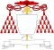 Brasão do cardeal soberano da Ordem Militar de Malta