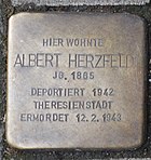 Stolperstein für Albert Herzfeld