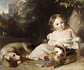 Thomas Sully, Child and Dog (1828), Pennsylvania Academy of the Fine Arts