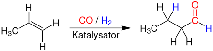 Synthese von Butanal