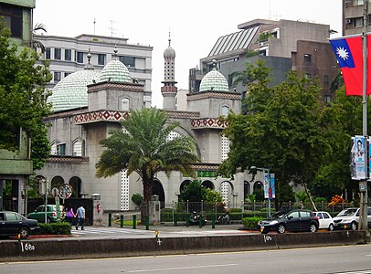 清真寺の遠景