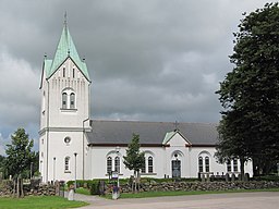 Tvååkers kyrka i juli 2012