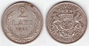 2 lats coin