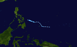 热带低压的路径图