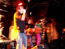 Valencia performing at The Berkeley Cafe in Raleigh, North Carolina on July 24, 2005