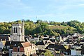 Colline de l'abbaye depuis église Saint-Pierre