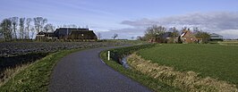 Gezicht op Walsweer vanuit het oosten