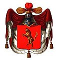 Ursprüngliches Wappen der Torelli von Ferrara