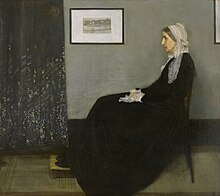 James McNeill Whistler, Arrangement in Grey and Black: The Artist's Mother, 1871, popularly known as Whistler's Mother, Musee d'Orsay, Paris Whistlers Mother high res.jpg