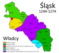 1249–1274      Henryk III Biały do 1266 bp Władysław 1266–1270 Henryk IV Prawy od 1270      Władysław opolski      Bolesław II Rogatka      Konrad I głogowski      Mikołaj I Opawski      Bolesławiec Bolesława Rogatki, 1251–1271 do Konrada głogowskiego