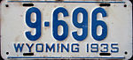 Номерной знак Вайоминга 1935 года.jpg