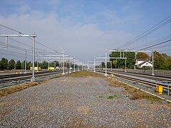 Geldermalsen, eingekürzter Inselbahnsteig