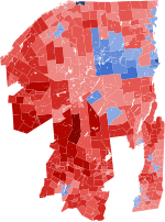 2022 New York's 21st congressional district election results map by precinct.svg