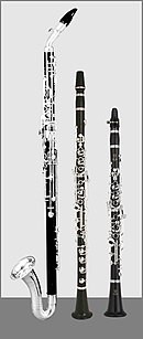 images of three woodwind instruments