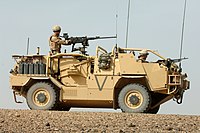 Supacat Jackal A Jackal Armoured Vehicle is put through it's paces in the desert at Camp Bastion, Afghanistan MOD 45148137.jpg