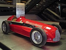 Juan Manuel Fangio drove this Alfa Romeo 159 to the title in 1951.