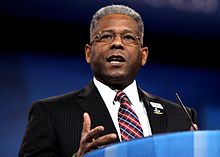 West speaking at the 2013 Conservative Political Action Conference (CPAC) in Washington, D.C. Allen West by Gage Skidmore 2.jpg