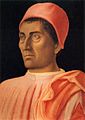 Andrea Mantegna: Portret van Carlo de' Medici