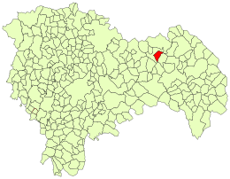Anquela del Ducado – Mappa