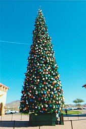 The Anthem Christmas tree is the tallest in Arizona. Anthem-Christmas Tree-2017.jpg