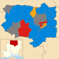 2019 results map