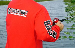 English: Bass Fishing Apparel