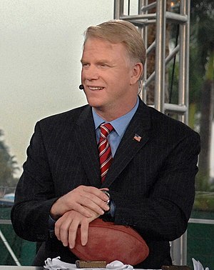 The NFL Today's Boomer Esiason during the Supe...