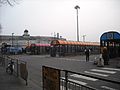 Cardiff Central bus and rail stations