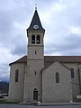 Le clocher de l'église de Saint-Just-de-Claix.