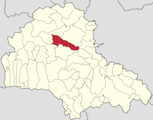 Localizarea în cadrul județului