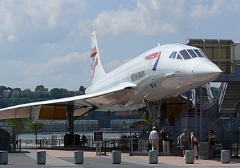 Le Concorde G-BOAD est l'un des dernier à avoir volé, en 2003. Il est exposé au Intrepid Museum, à New York. (définition réelle 3 648 × 2 551)