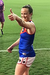 Pearce interacting with fans after a match