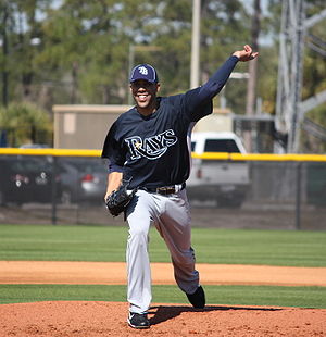 David Price of the Tampa Bay Rays doing first ...