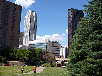 Duquesne University's view of the Pittsburgh s...